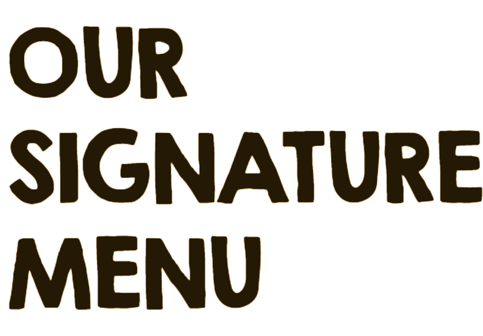 Our Menu
